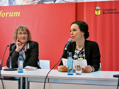 Leipziger Buchmesse 2017: Claudia Gehrke und Silke Andrea Schuemmer